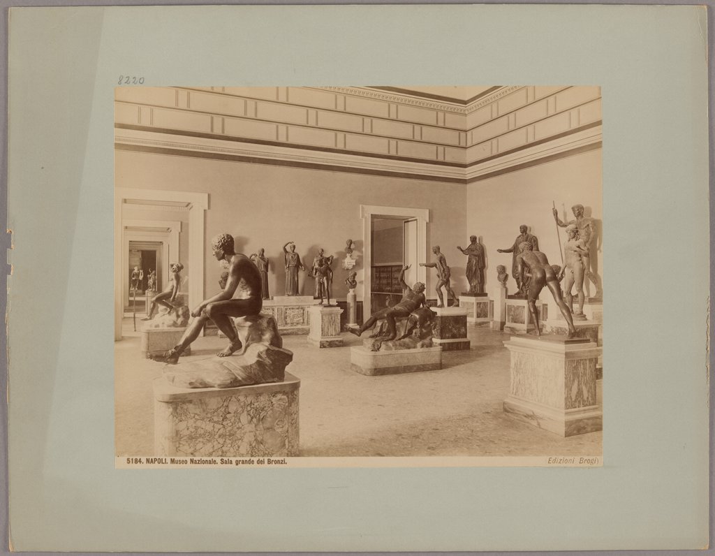 Naples: National Museum, Great Hall of the Bronzes, No. 5184, Giacomo Brogi