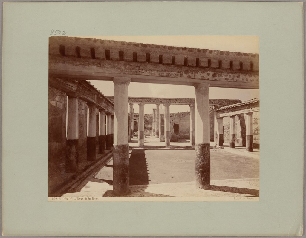 Pompeii: House of the Frog, No. 10218, Giacomo Brogi