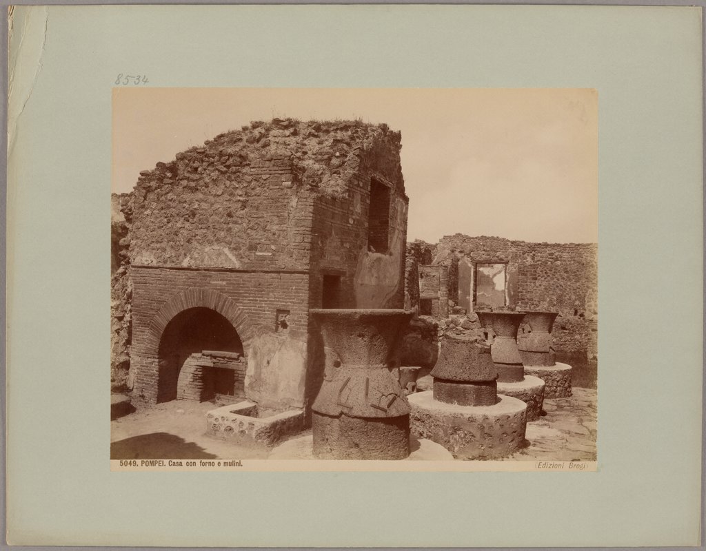 Pompei: Casa con forno e mulini, No. 5049, Giacomo Brogi