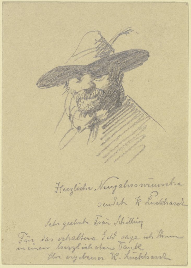 Kopf eines Bettlers, Karl Luckhardt