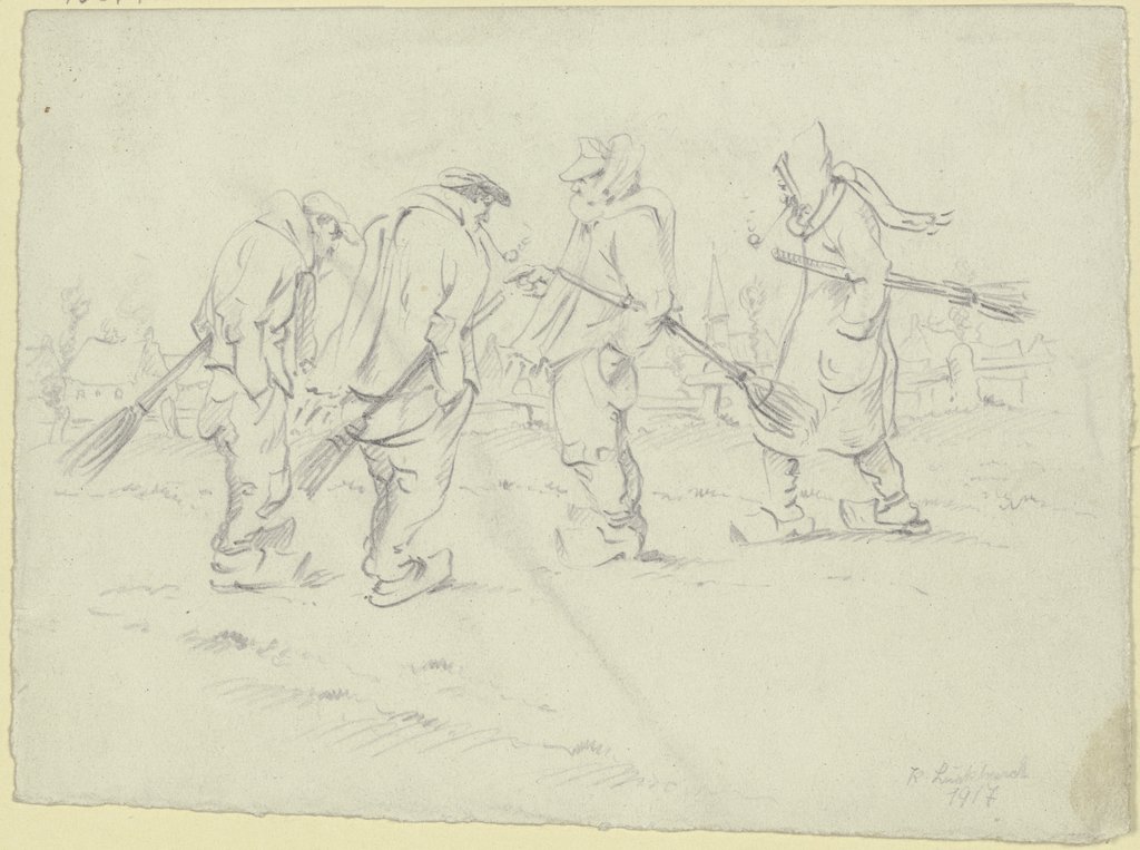 Four sweepers, Karl Luckhardt