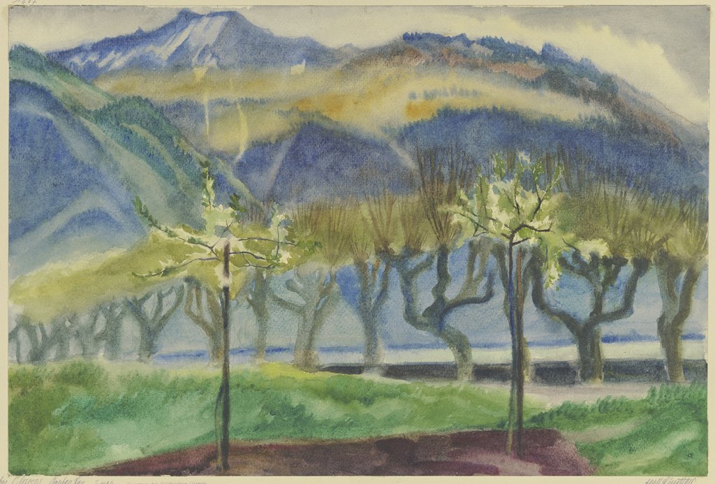 Near Clarens on Lake Geneva, Ernst Lincker