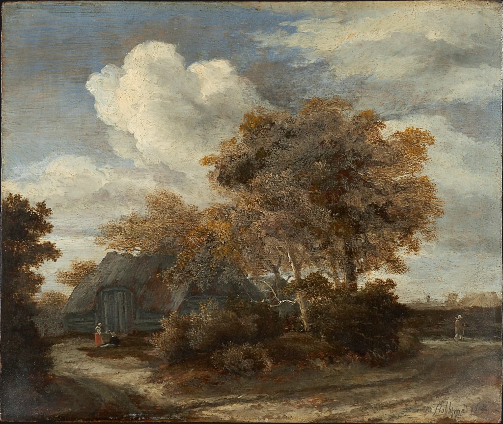 Hut along a Roadside, Meindert Hobbema