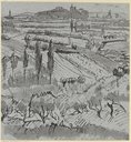 Blick auf Fort St. André bei Villeneuve, Hermann Lismann