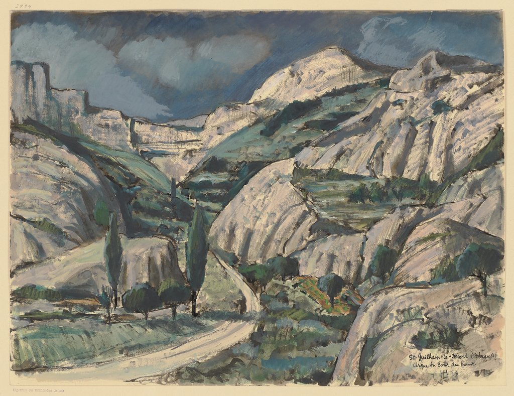 St.-Guilhem-le-Désert (Hérault), cirque du Bout du Monde, Hermann Lismann