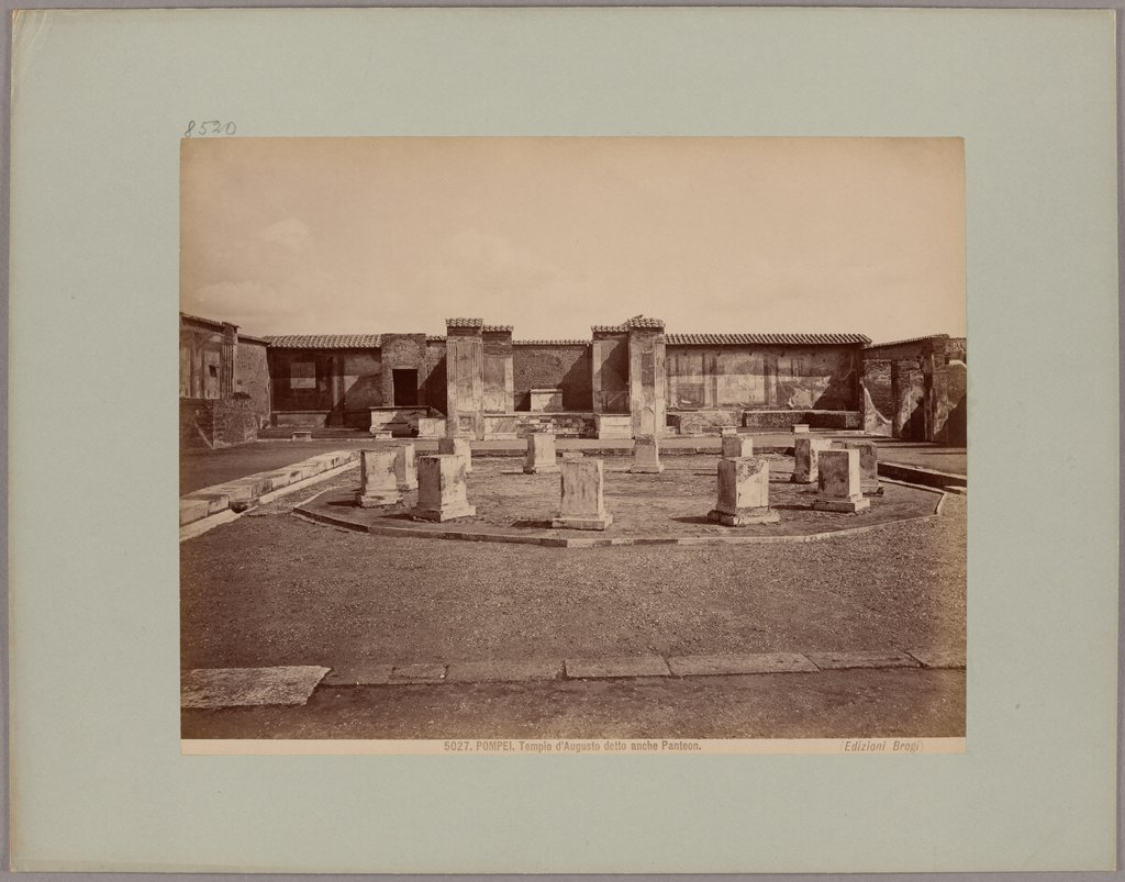 Pompeii: Temple of Augustus, also known as Pantheon, No. 5027, Giacomo Brogi