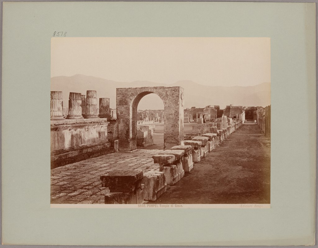 Pompeii: Temple of Jupiter, No. 5032, Giacomo Brogi