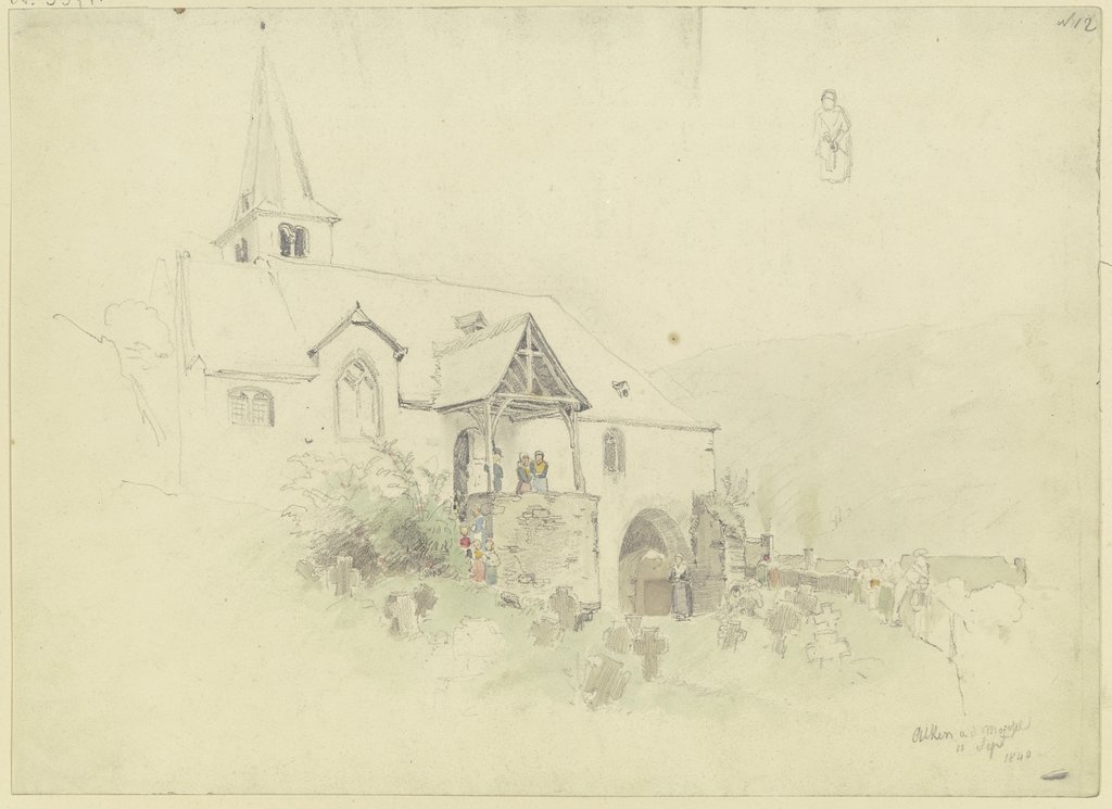 Michael's chapel in Alken, Jakob Fürchtegott Dielmann