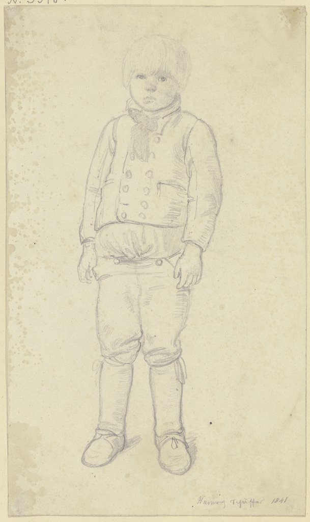 Peasant boy, Jakob Fürchtegott Dielmann