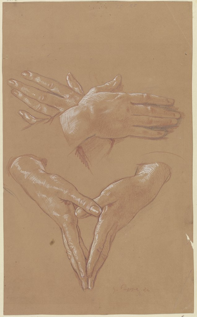 Handstudie, Georg Poppe