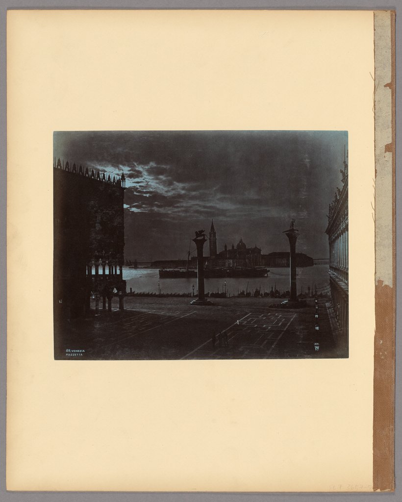 Venice: Piazzetta, Carlo Naya;   attributed