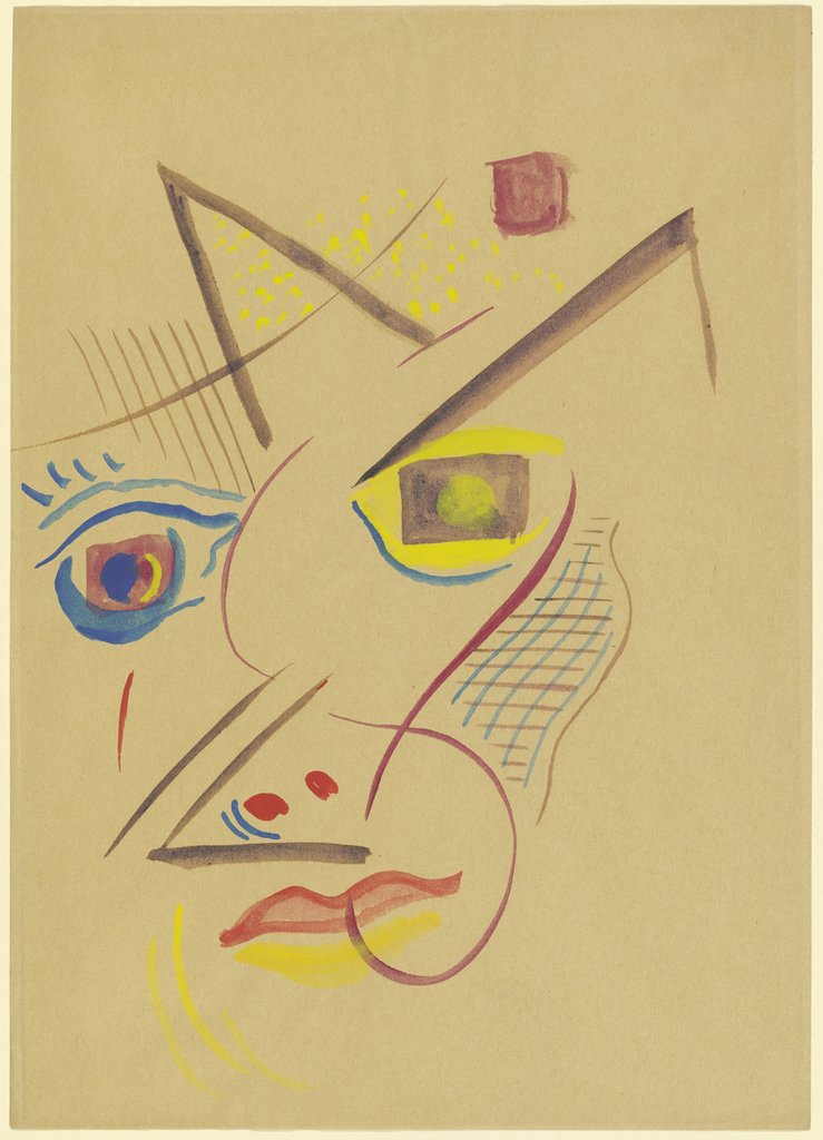 Untitled (head), Sigmar Polke