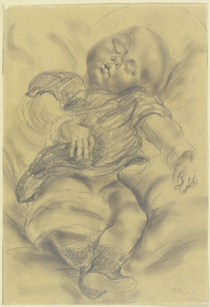 Sleeping toddler, Lilo Rausch