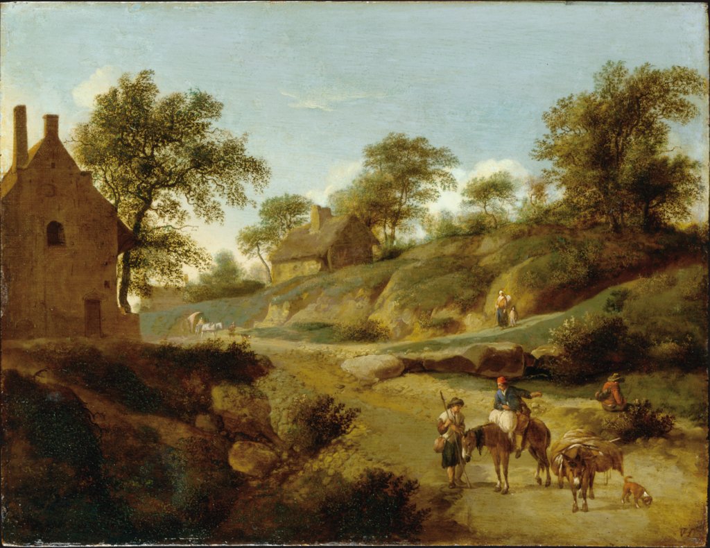 On a Country Road, Jan van der Heyden