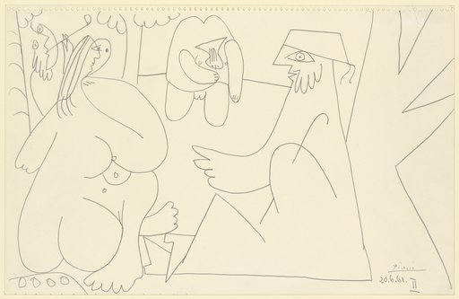 Les déjeuners II, Pablo Picasso