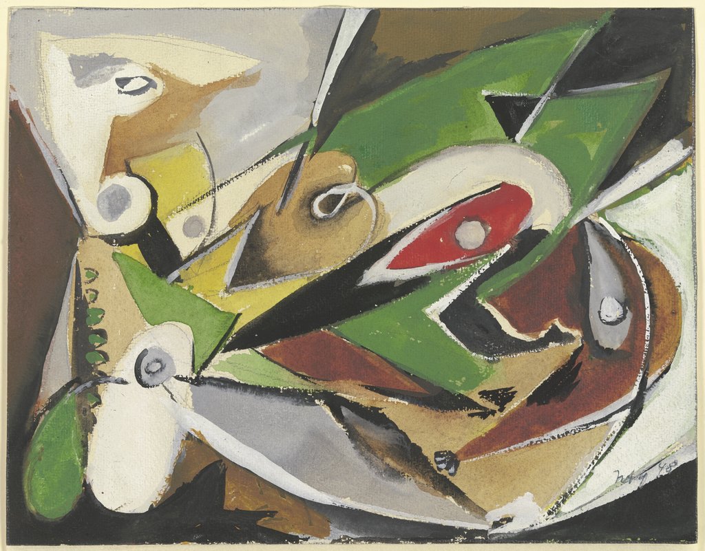 Zwei Figuren, Ernst Wilhelm Nay