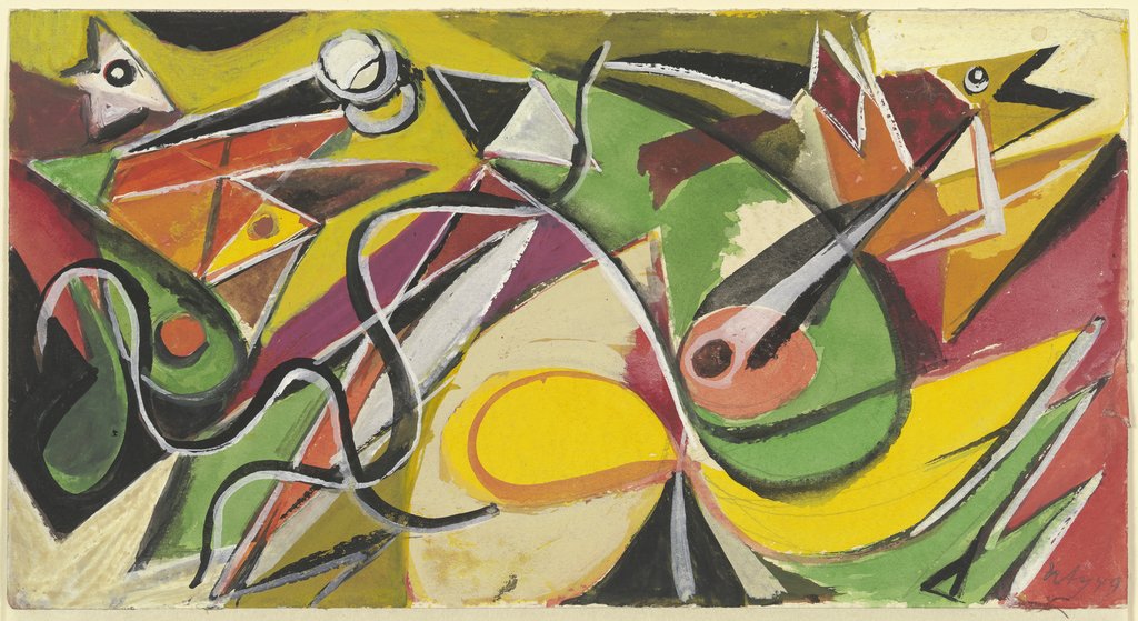 Schlangenbeschwörer, Ernst Wilhelm Nay