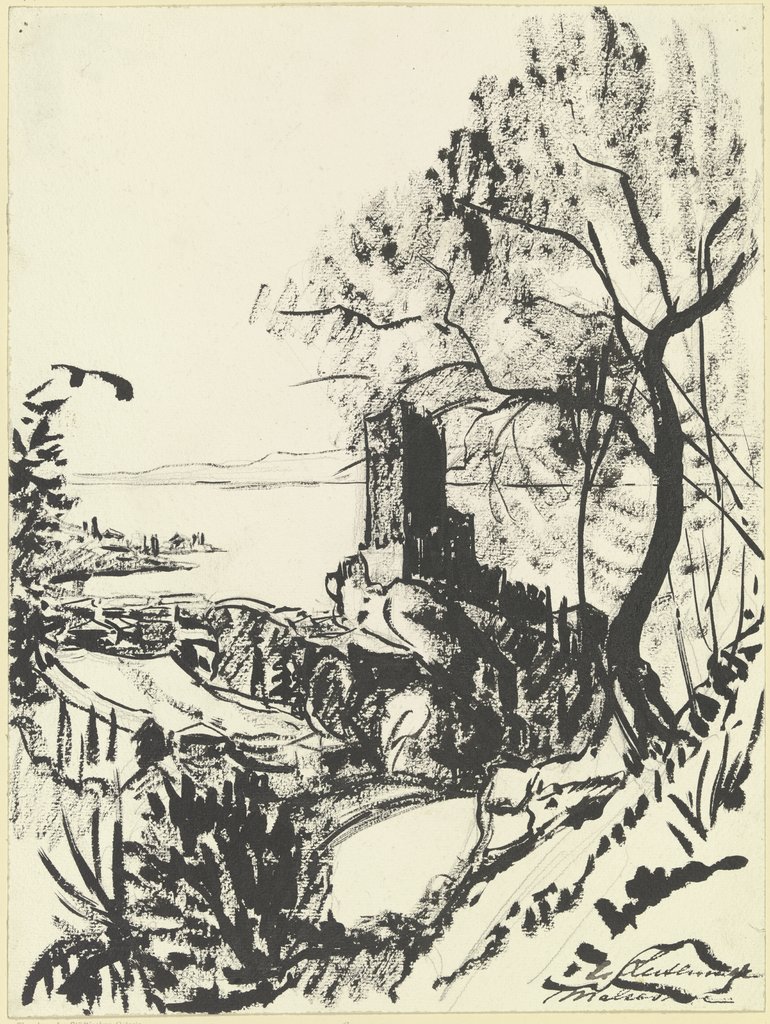 Malcesine, von der Rocca, Else Luthmer