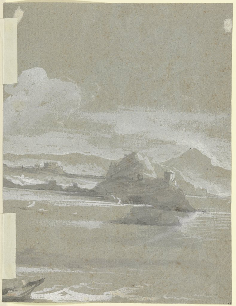 Berglandschaft (Fragment), Italienisch, 18. Jahrhundert