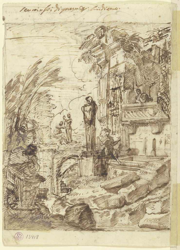 Verfallene Monumentalbauten, Italian, 18th century