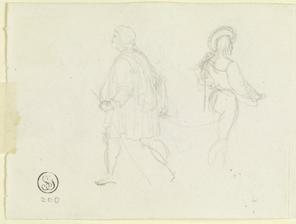 Figural studies, Carl Philipp Fohr