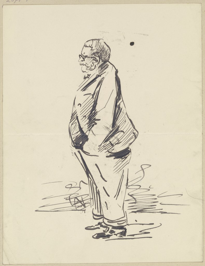 Profile of an elderly man, Rudolf Gudden