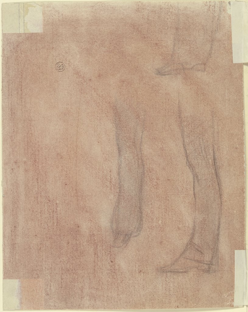 Study of a leg, Jakob Fürchtegott Dielmann