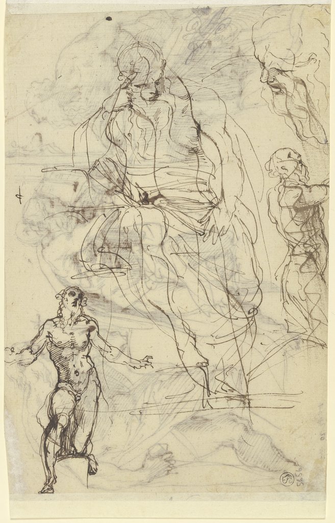 Studien zu einem Heiligen Hieronymus, Agostino Carracci