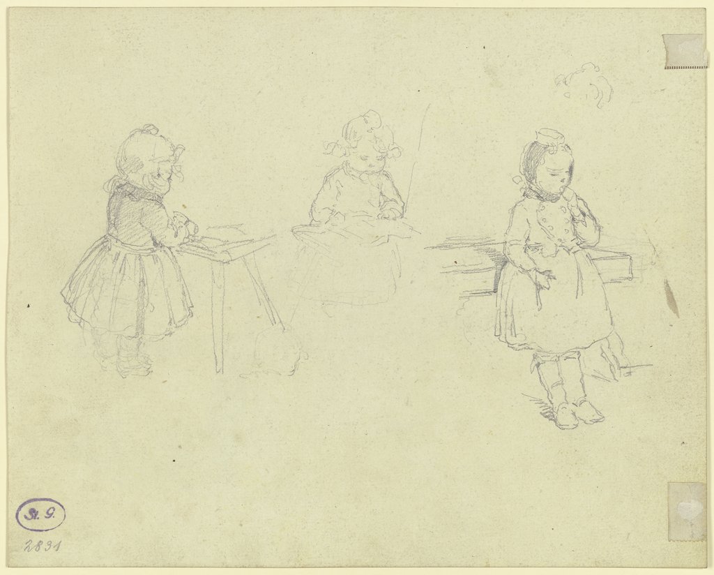 Children in traditional Schwalm costume, Jacob Happ