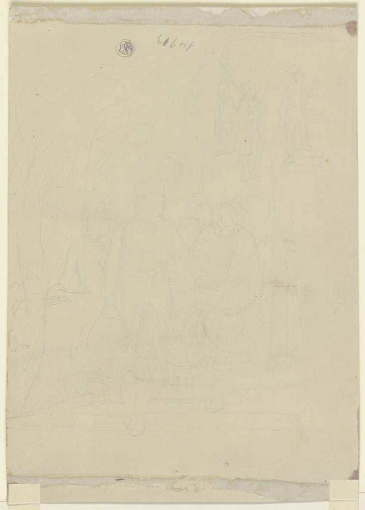 Group of figures, Jakob Becker