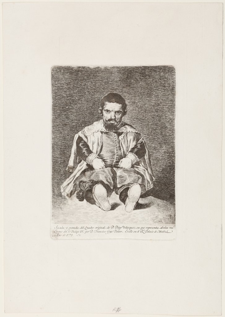 A dwarf, Francisco de Goya