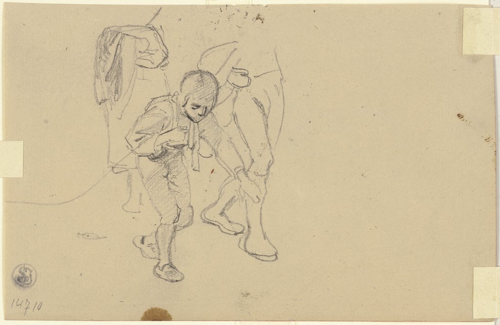 Group of figures, Jakob Becker