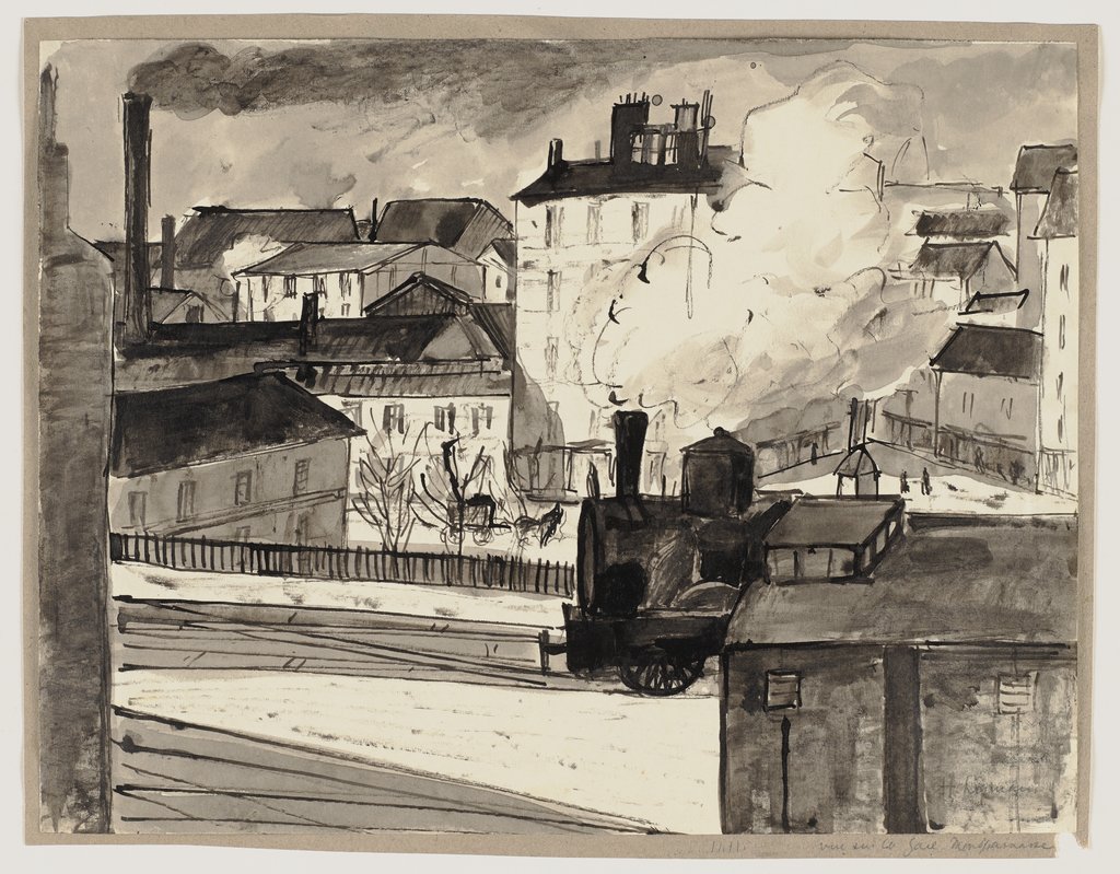 Vue sur la Gare Montparnasse, Hermann Lismann