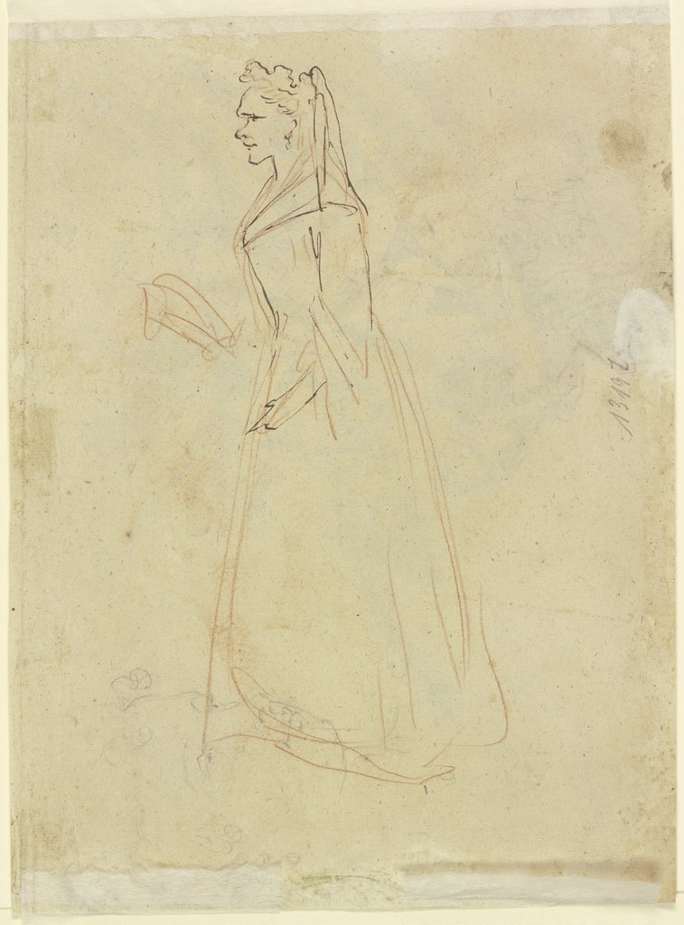 Young woman, female head, Gaspare Diziani