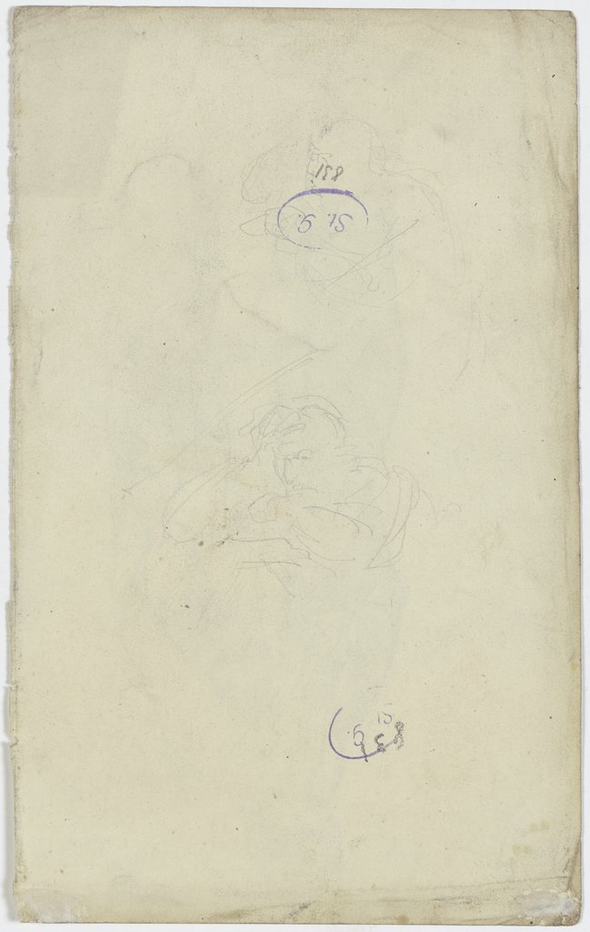 Study sheet: figures, Johann Heinrich Hasselhorst