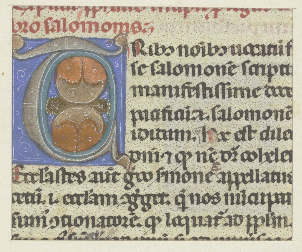 Initials, Bolognese, 14th century