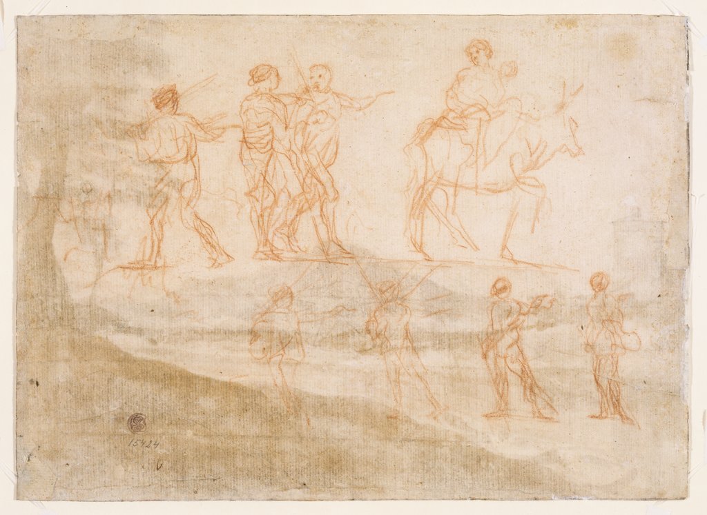 Studies of figures, Claude Lorrain