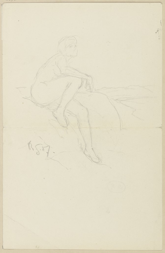 Resting boy, Rudolf Gudden