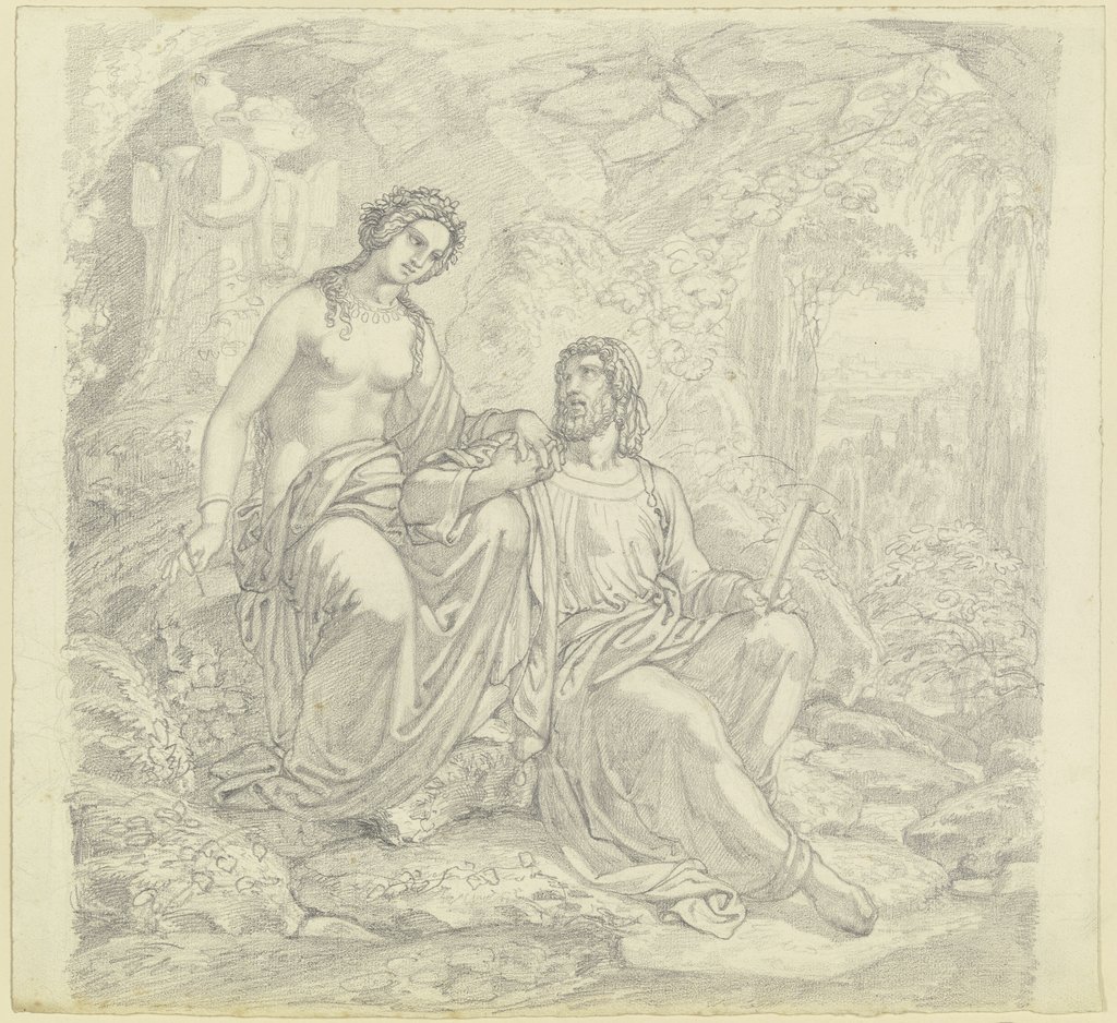 Odysseus und Kalypso, Ferdinand Fellner