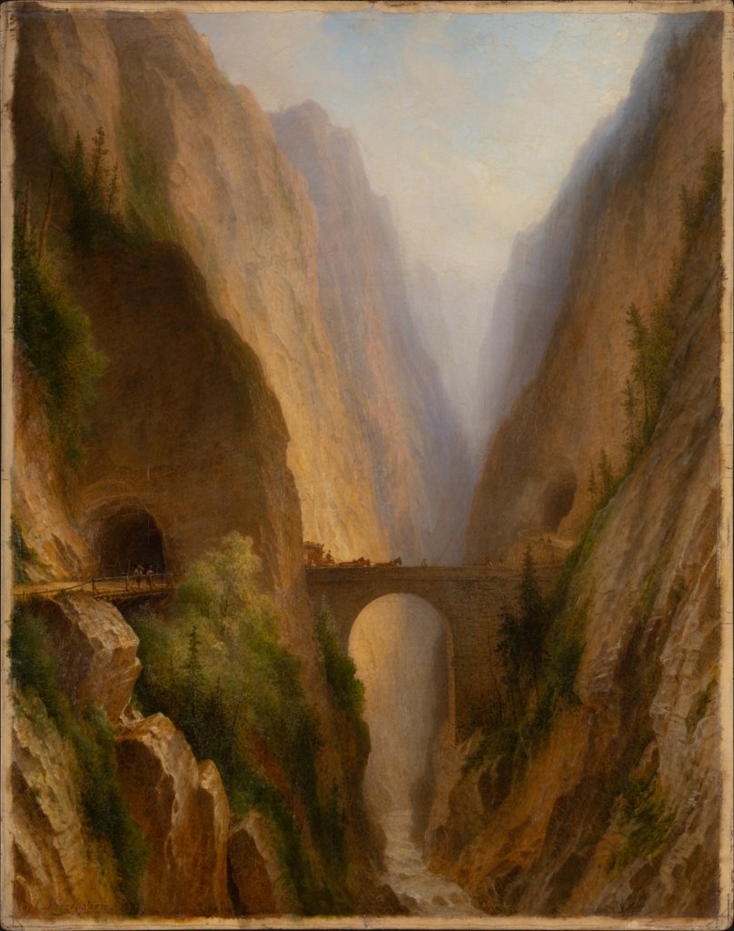 The Via Mala in Graubünden, Carl Morgenstern