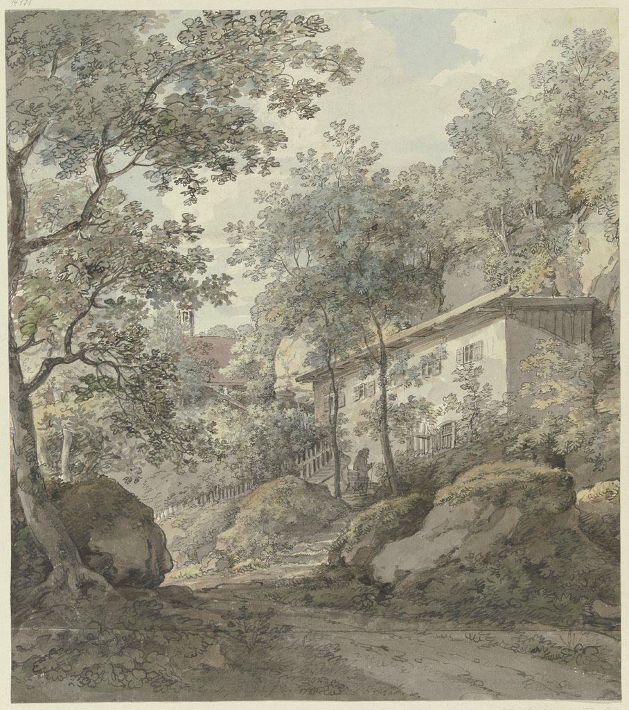 Architekturstudie, Johann Georg von Dillis