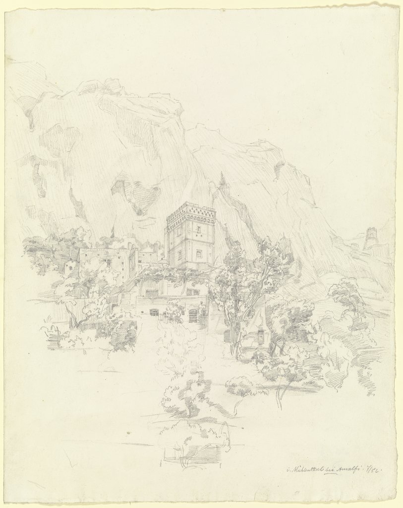 Im Mühlental bei Amalfi, Ludwig Metz