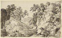 Felsen, Franz Innocenz Josef Kobell;   zugeschrieben