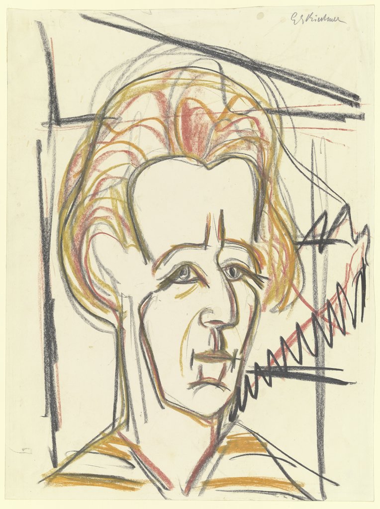 Portrait of Martha Hoerler, Ernst Ludwig Kirchner