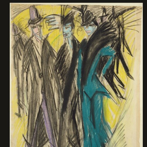 Berlin Street Scene, Ernst Ludwig Kirchner