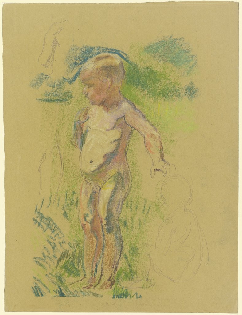 Nude of a child, Dora Hitz