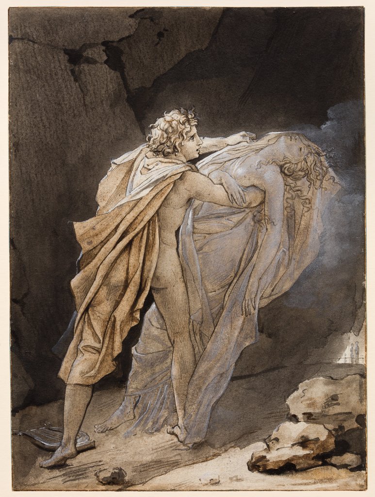 Orpheus tries to hold on to Eurydice, François Gérard