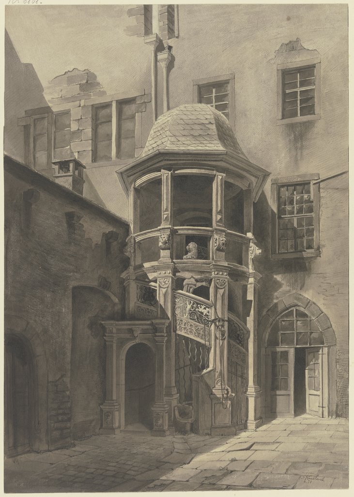 Treppe im Haus Limpurg zu Frankfurt am Main, Julius Knoblauch