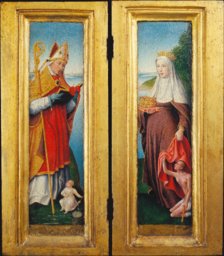 Hl. Augustinus und hl. Elisabeth, Niederländischer oder niederrheinischer Meister um 1510