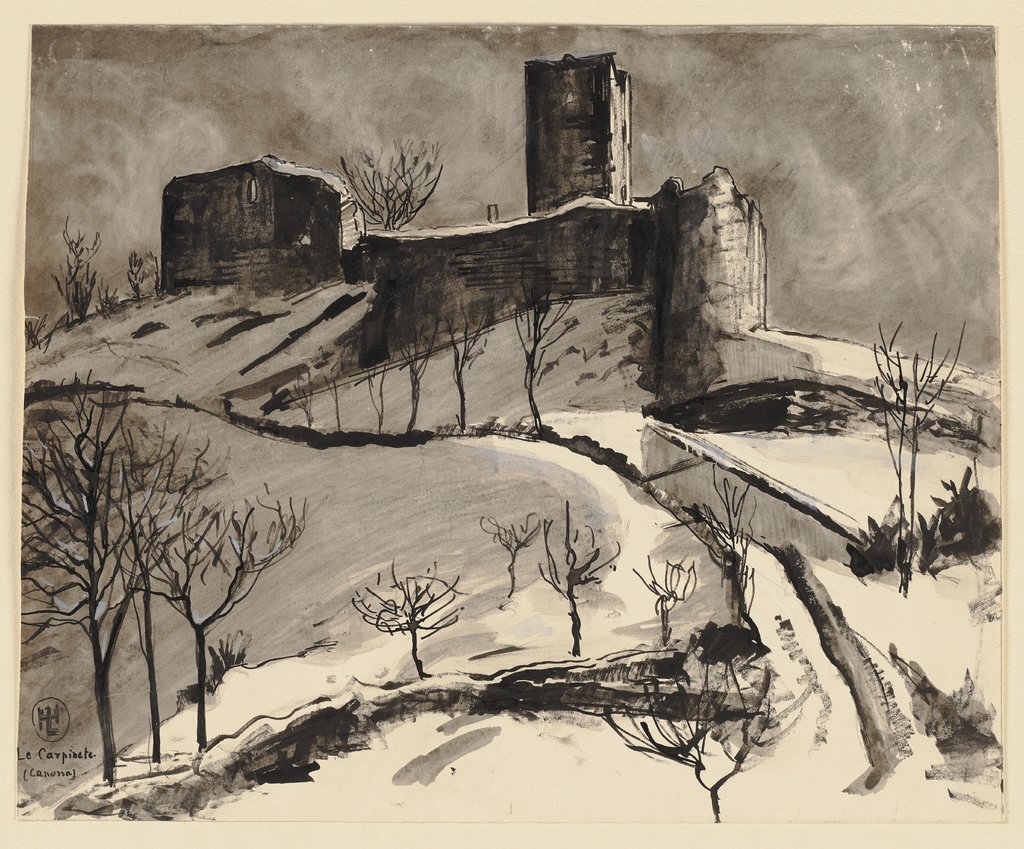 Carpineti castle near Canossa, Hermann Lismann